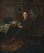 Jules Bastien-Lepage Albert Wolff in His Study Spain oil painting artist